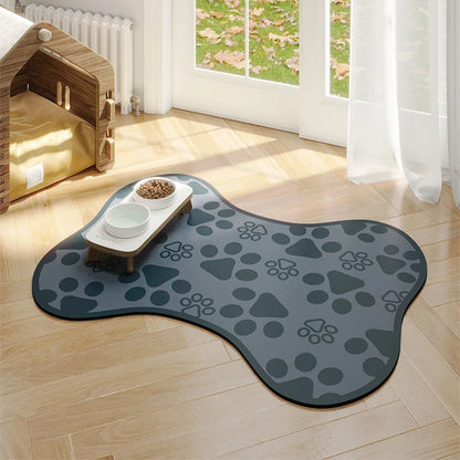 VIKAMA Pet Placemat | Non-Slip Waterproof Feeding Mat for Cats & Dogs