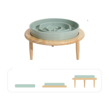 Pet Slow Food Ceramic Neck Protection Bowl